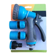  Öntözőpisztoly szett 5 db-os (9 funkciós pisztoly+csatlakozók)