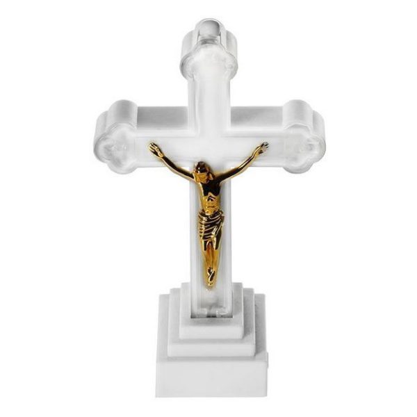 Kegyeleti kereszt megvilágított KRZYZ (6db/tálca)