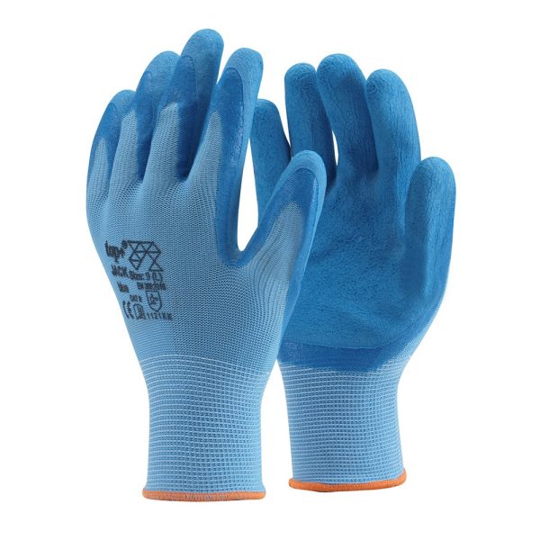 Kesztyű TOP JACK latex mártott csúszásmentes 10-es (12/csomag) - ár/db