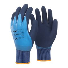   Kesztyű TOP FL Blue latex mártott KÉK 10-es (12/csomag) - ár/db