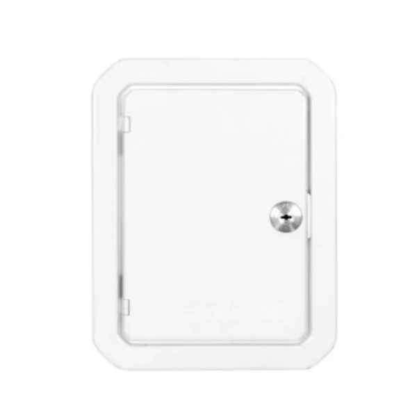 Kéményajtó 120x180mm fehér merevített (13487)