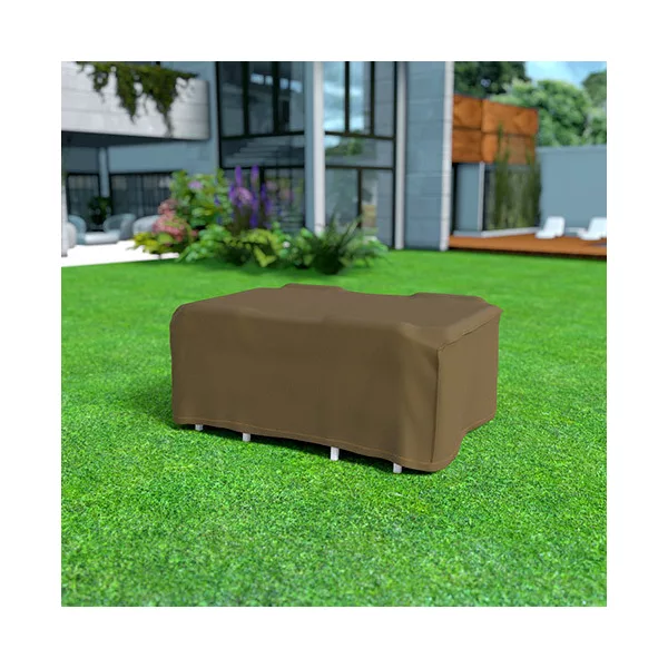 Kültéri bútortakaró COVERTOP aszt+4szék 225x145xh.90cm bronz  90gr   (2013599)