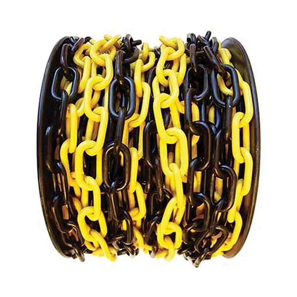 SZT Lánc műanyag 6-os sárga-fekete - 25fm 432011