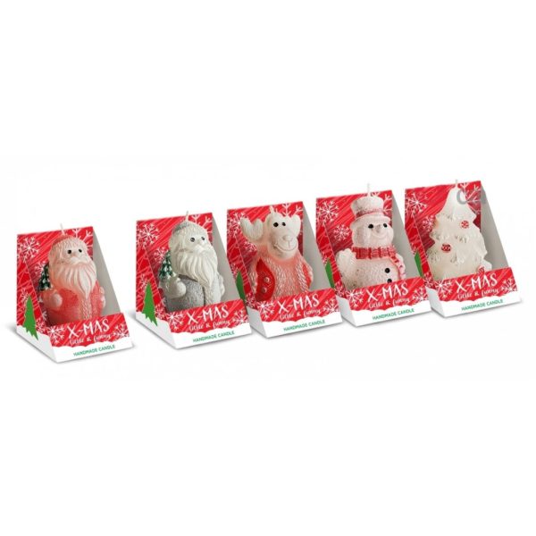 Gyertya SB 520 FB-Xmas figura 75mm (20db/doboz)