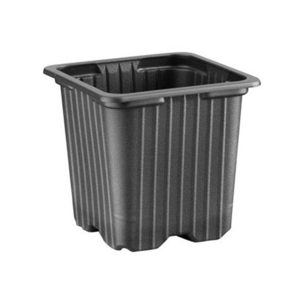 Cserép szögletes Desch 7x7x6 Fekete