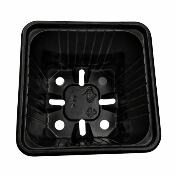 Cserép szögletes Desch 7x7x8 Fekete