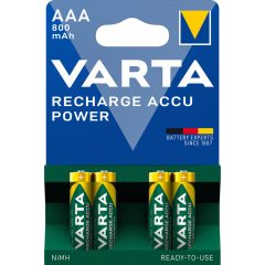 VARTA Power akkumulátor mikro/AAA 800 mAh BL4 (56703)