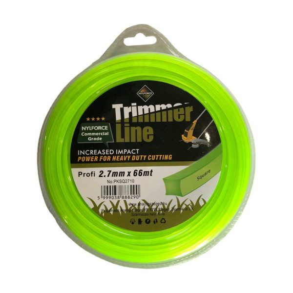 Fűnyíró damil Profi ZÖLD 2,7 x 66 m (10/20/ karton)