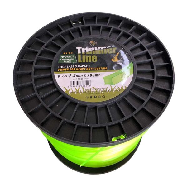 Fűnyíró damil Profi ZÖLD 2,4 x 796 m (2 db/ karton)