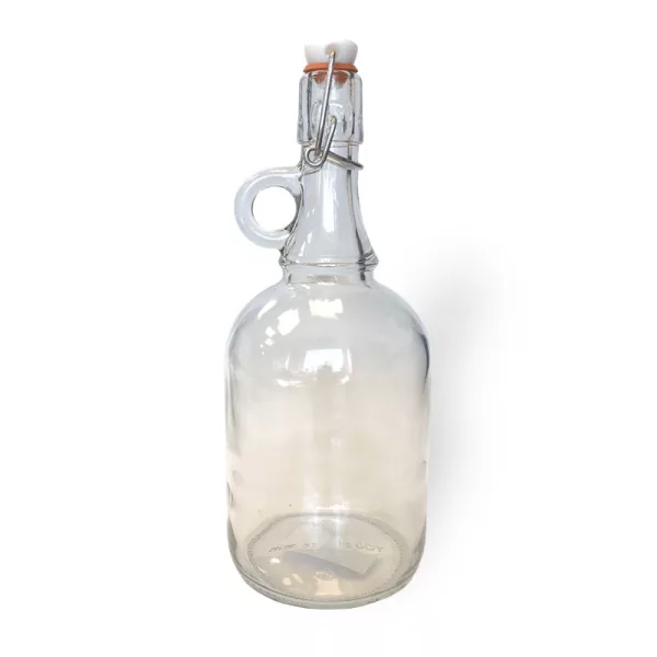 Üveg Gallone csatos füles 1l fehér