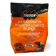 Tritox paraffinos rágcsálóirtó blokk - 300g