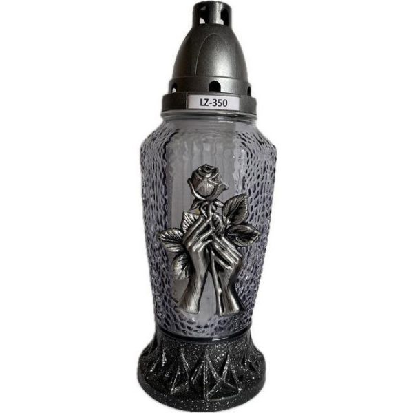 Üvegmécses LZ-350 Ezüst (8db/tálca)