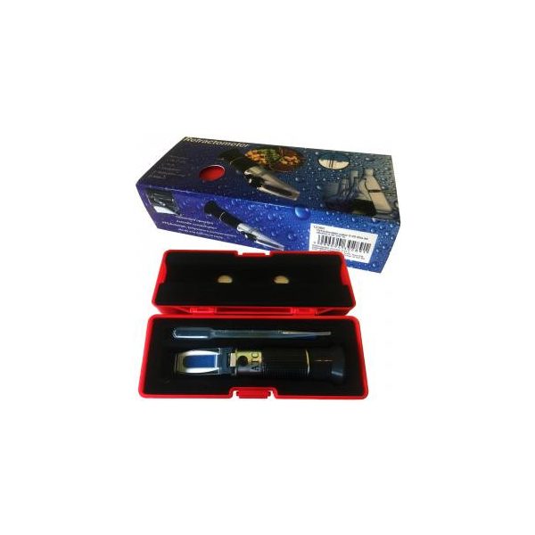 Refractometer 0-40 Brix és 0-25 V/V % alkohol (12360)