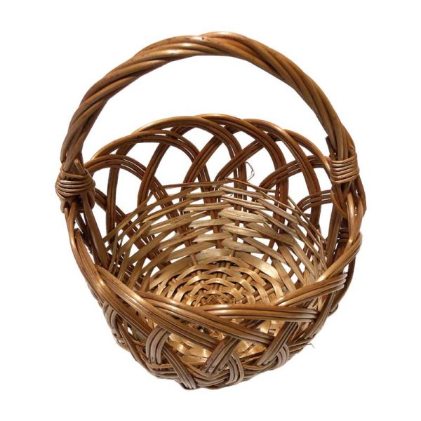 Kötött gyerek kosárka (vesszőfonott)