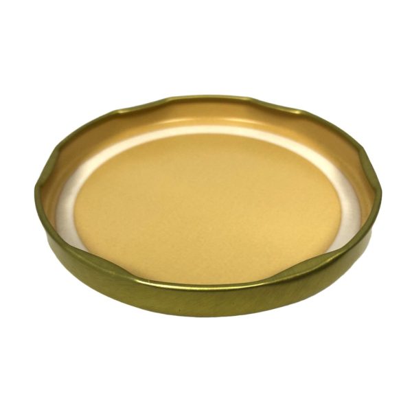 Lapka befőttes üveghez TO70 - ARANY SZÍNŰ (50db/zacskó) - ár/db