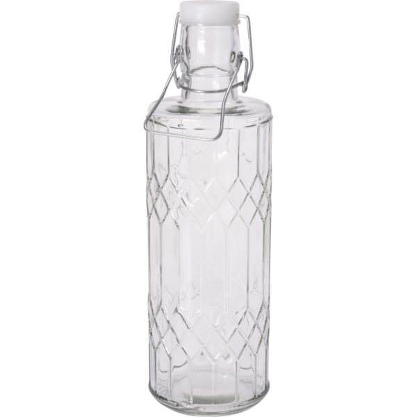 Üveg 1L mintás csatos (DC1000600) - ár/db