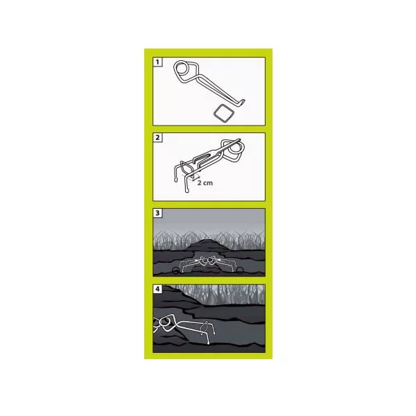 NORT MOLE TRAP (2) 0,15 ME x4 (5041101)