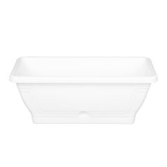   Virágláda tálcával 40cm 6l-es (IPE) FEHÉR (10 db/cs) - ár/db