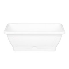   Virágláda tálcával 80cm 16l (IPE) FEHÉR (10 db/cs) - ár/db