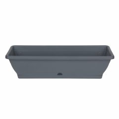   Virágláda tálcával 60cm 11l (IPE) ANTRACIT (10 db/cs) - ár/db