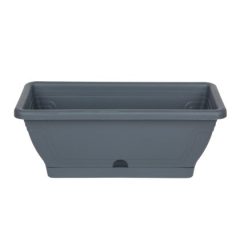   Virágláda tálcával 80cm 16l (IPE) ANTRACIT (10 db/cs) - ár/db