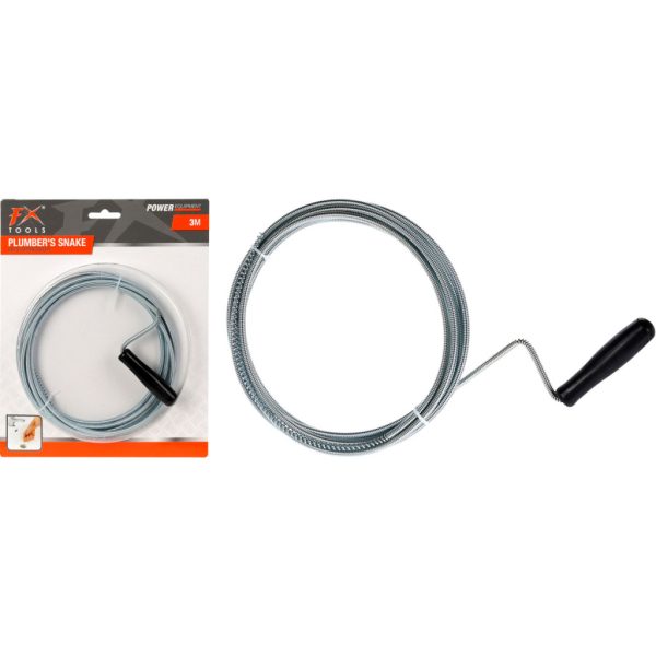 Lefolyótisztító spirál (csőgörény) 3m (R05000240)