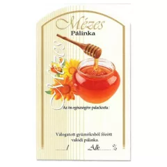 Íves Pálinkás címke - MÉZES (10db/cs) - ár/db