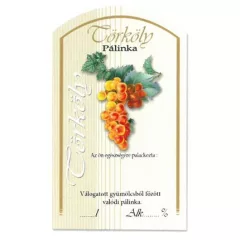 Íves Pálinkás címke - TÖRKÖLY (10db/cs) - ár/db