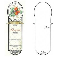 Keskeny Pálinkás Címke - BARACK (10db/cs) - ár/db