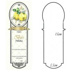 Keskeny Pálinkás Címke - BIRS (10db/cs) - ár/db