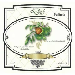 Széles Pálinkás Címke - DIÓ (10db/cs) - ár/db