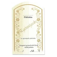 Íves Pálinkás címke - EGÉSZSÉGEDRE (10db/cs) - ár/db