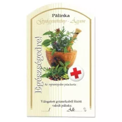   Íves Pálinkás címke - GYÓGYNÖVÉNY - ÁGYON (10db/cs) - ár/db