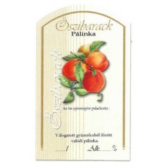 Íves Pálinkás címke - ŐSZIBARACK (10db/cs) - ár/db