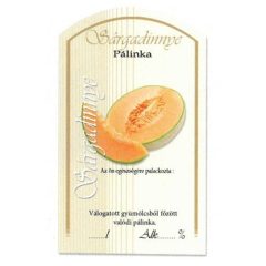 Íves Pálinkás címke - SÁRGADINNYE (10db/cs) - ár/db