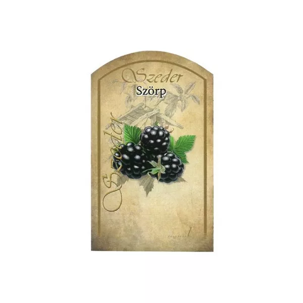Szörpös címke - SZEDER (10db/cs) - ár/db