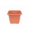 Virágcserép négyszögletes 30cm TERRACOTTA