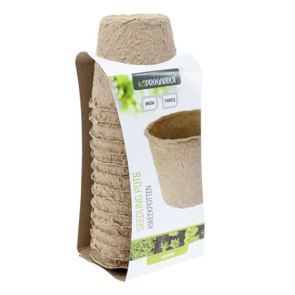 Tőzeg cserép kerek papír 6x6   14db/szett (C22954700)