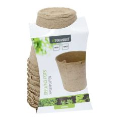 Tőzeg cserép kerek papír 8x8   10db/szett (C22954720)