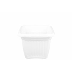 Virágcserép négyszögletes 30cm FEHÉR