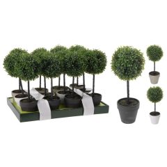 Művirág - Buxus cserépben 38cm  (317002160)