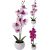 Művirág - Orchidea 11x39cm kerámia kaspóban (317353840)