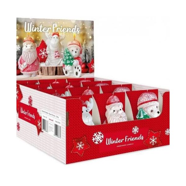 Gyertya - Winter Friend figura sb545 FB 110mm ár/db