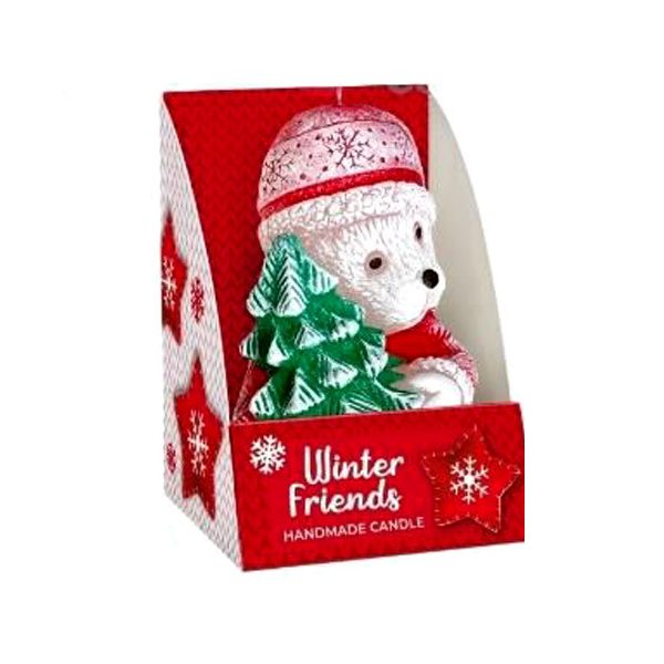 Gyertya - Winter Friend figura sb545 FB 110mm ár/db