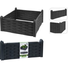 Magaságyás 45x45x18cm -fekete  (R10000250)