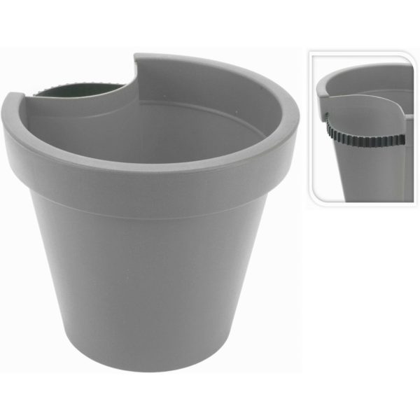 Kaspó csatornára helyezhető 235X210MM - Világosszürke (Y54197820)