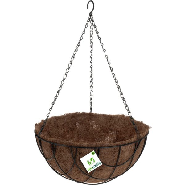 Kaspó - függő -30cm - préselt kókusz belsővel (437100120)