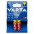VARTA extra tartós elem ceruza AA - 4706 (Longlife max power-piros)