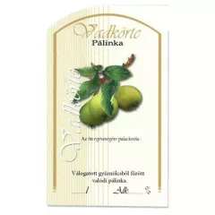 Íves Pálinkás címke - VADKÖRTE (10db/cs) - ár/db