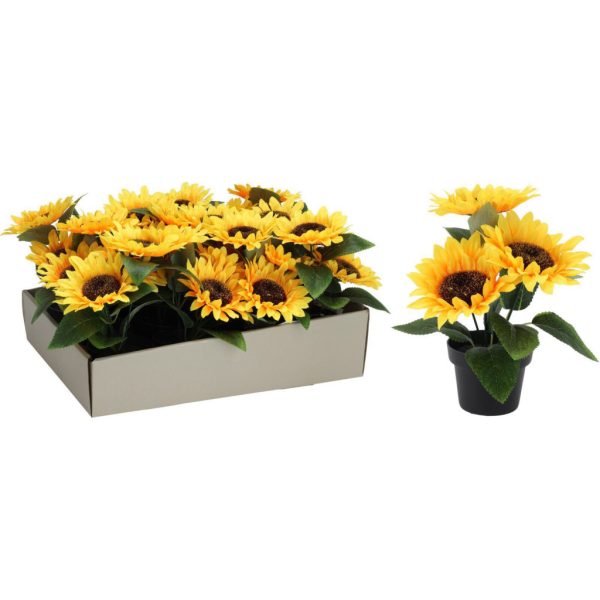 Művirág - Napraforgó cserépben (317354380)